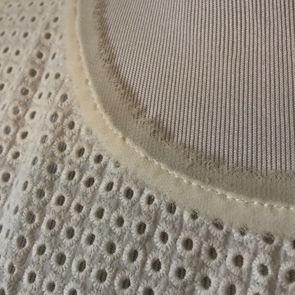 Esley white eyelet dress, sz small - Picture 8 of 8